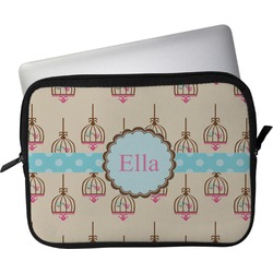 Kissing Birds Laptop Sleeve / Case (Personalized)