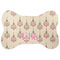 Kissing Birds Bone Shaped Dog Food Mat (Personalized)