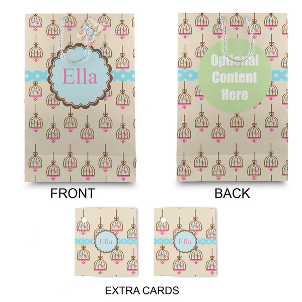 Kissing Birds Large Gift Bag - Approval