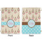 Kissing Birds Large Laundry Bag - Front & Back View