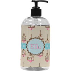 Kissing Birds Plastic Soap / Lotion Dispenser (Personalized)