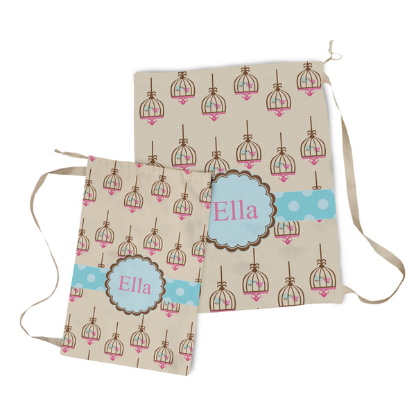 Kissing Birds Laundry Bag - Both Bags