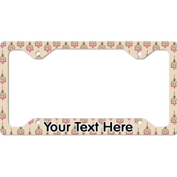 Kissing Birds License Plate Frame - Style C