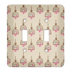 Kissing Birds Light Switch Cover (2 Toggle Plate)