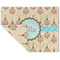 Kissing Birds Double-Sided Linen Placemat - Single w/ Name or Text