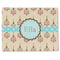 Kissing Birds Single-Sided Linen Placemat - Single w/ Name or Text
