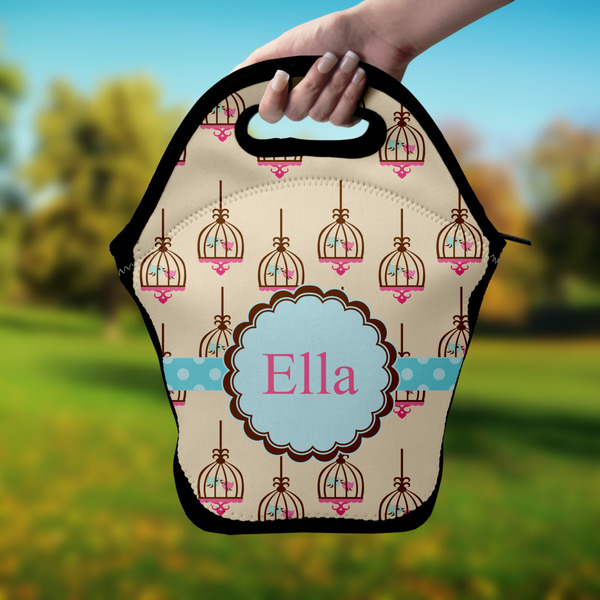 Kissing Birds Lunch Bag - Hand