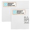 Kissing Birds Mailing Labels - Double Stack Close Up