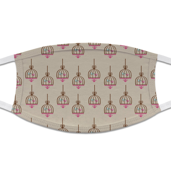 Custom Kissing Birds Cloth Face Mask (T-Shirt Fabric)