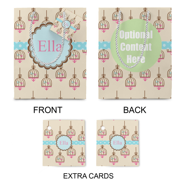 Kissing Birds Medium Gift Bag - Approval