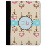 Kissing Birds Notebook Padfolio w/ Name or Text
