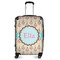 Kissing Birds Suitcase - 24" Medium - Checked (Personalized)