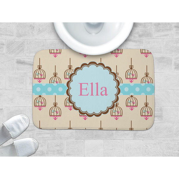 Kissing Birds Memory Foam Bath Mat - LIFESTYLE 34x21