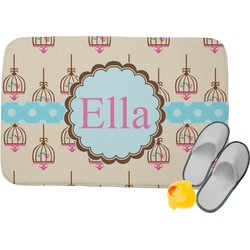 Kissing Birds Memory Foam Bath Mat (Personalized)