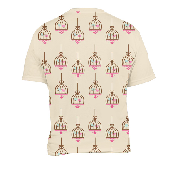 Kissing Birds Men's Crew Neck T Shirt Medium - Back