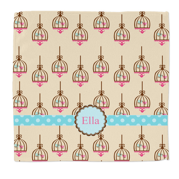 Custom Kissing Birds Microfiber Dish Rag (Personalized)