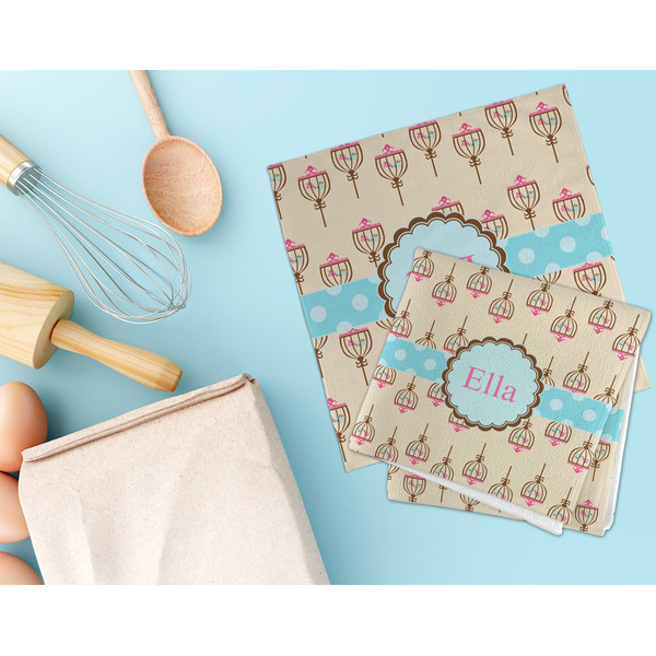 Kissing Birds Microfiber Dish Rag - LIFESTYLE