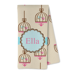 Kissing Birds Kitchen Towel - Microfiber (Personalized)