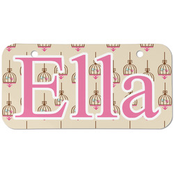 Kissing Birds Mini/Bicycle License Plate (2 Holes) (Personalized)