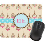 Kissing Birds Rectangular Mouse Pad (Personalized)