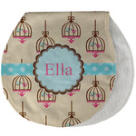 Kissing Birds Burp Pad - Velour w/ Name or Text
