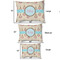 Kissing Birds Outdoor Dog Beds - SIZE CHART