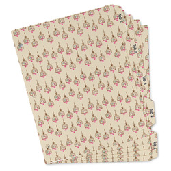 Kissing Birds Binder Tab Divider - Set of 5 (Personalized)