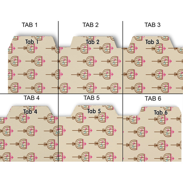 Kissing Birds Page Dividers - Set of 6 - Approval