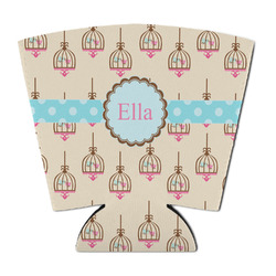 Kissing Birds Party Cup Sleeve - with Bottom (Personalized)