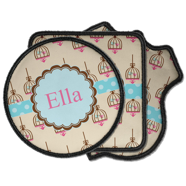 Custom Kissing Birds Iron on Patches (Personalized)