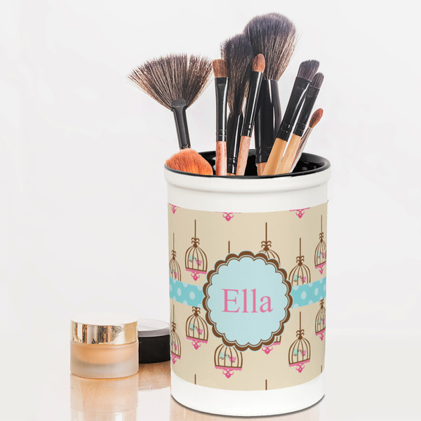 Kissing Birds Pencil Holder - LIFESTYLE makeup