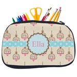 Kissing Birds Neoprene Pencil Case - Medium w/ Name or Text