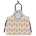 Kissing Birds Apron Without Pockets w/ Name or Text