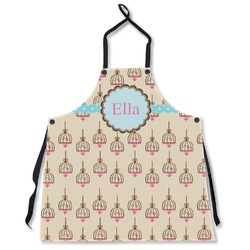 Kissing Birds Apron Without Pockets w/ Name or Text