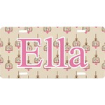 Kissing Birds Front License Plate (Personalized)