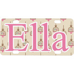 Kissing Birds Mini/Bicycle License Plate (Personalized)