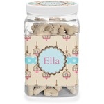 Kissing Birds Dog Treat Jar (Personalized)