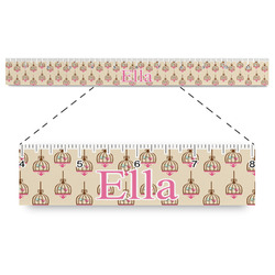 Kissing Birds Plastic Ruler - 12" (Personalized)