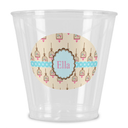 Kissing Birds Plastic Shot Glass (Personalized)