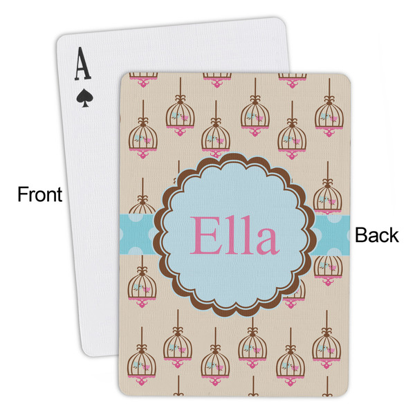 Kissing Birds Playing Cards - Approval