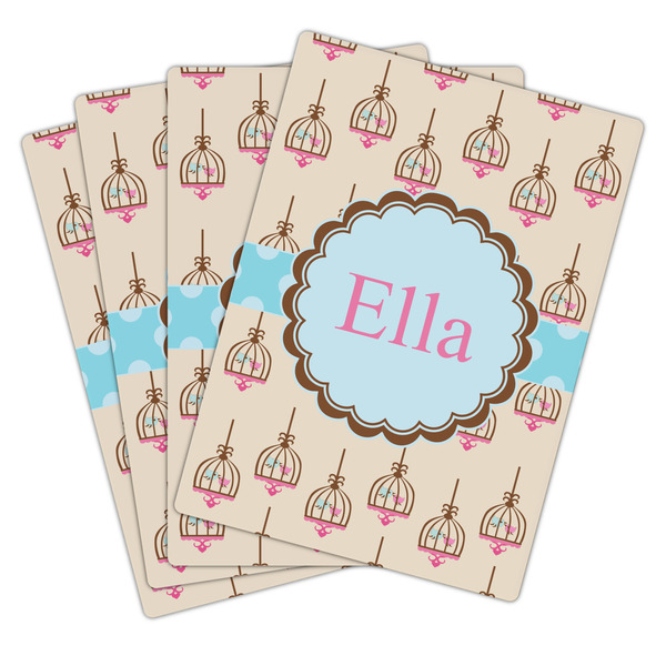 Kissing Birds Playing Cards - Hand Back View