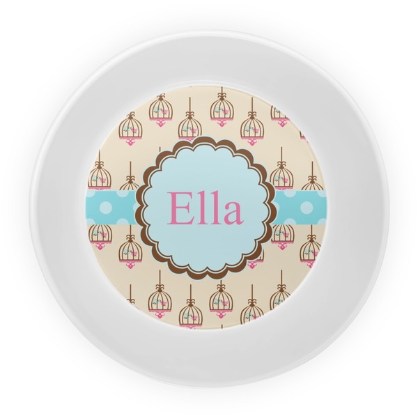 Kissing Birds Melamine Bowl - Center