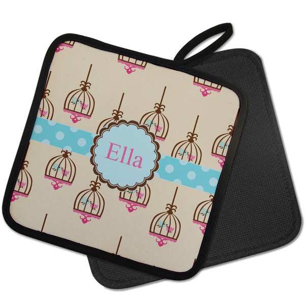 Kissing Birds Pot Holders - PARENT MAIN