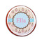 Kissing Birds Printed Icing Circle - Small - On Cookie