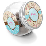 Kissing Birds Puppy Treat Jar (Personalized)