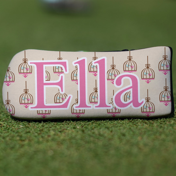 Custom Kissing Birds Blade Putter Cover (Personalized)