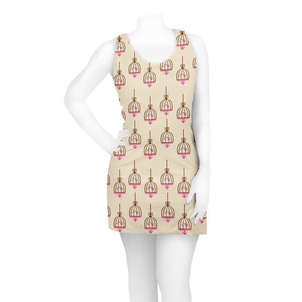 Kissing Birds Racerback Dress - On Model - Front