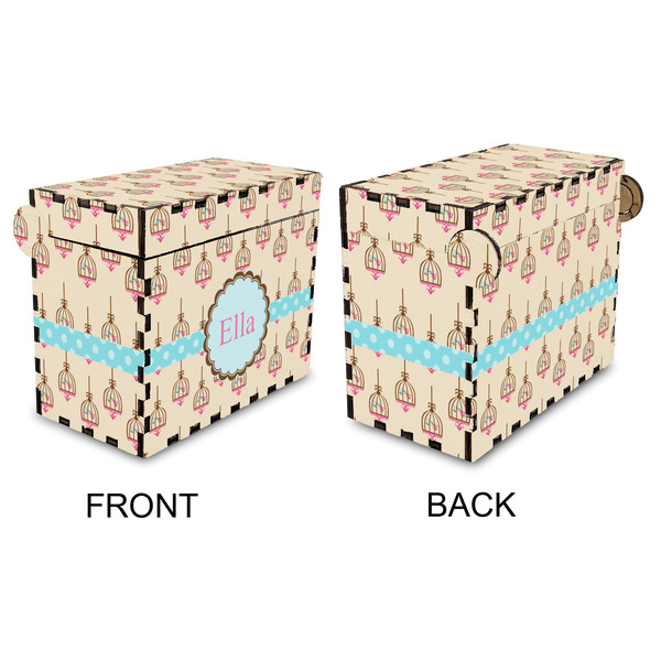 Kissing Birds Recipe Box - Full Color - Approval