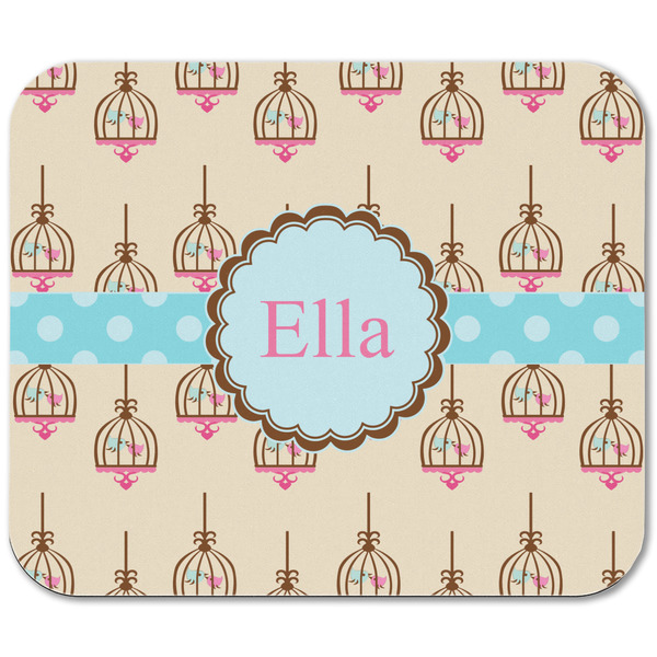 Kissing Birds Rectangular Mouse Pad - APPROVAL