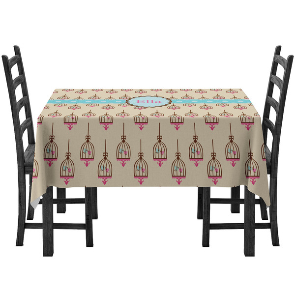 Custom Kissing Birds Tablecloth (Personalized)